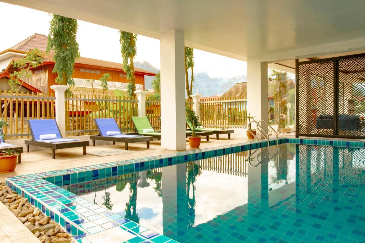 Vang Vieng Topview Hotel Exterior foto