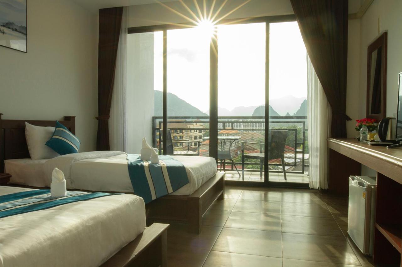 Vang Vieng Topview Hotel Exterior foto